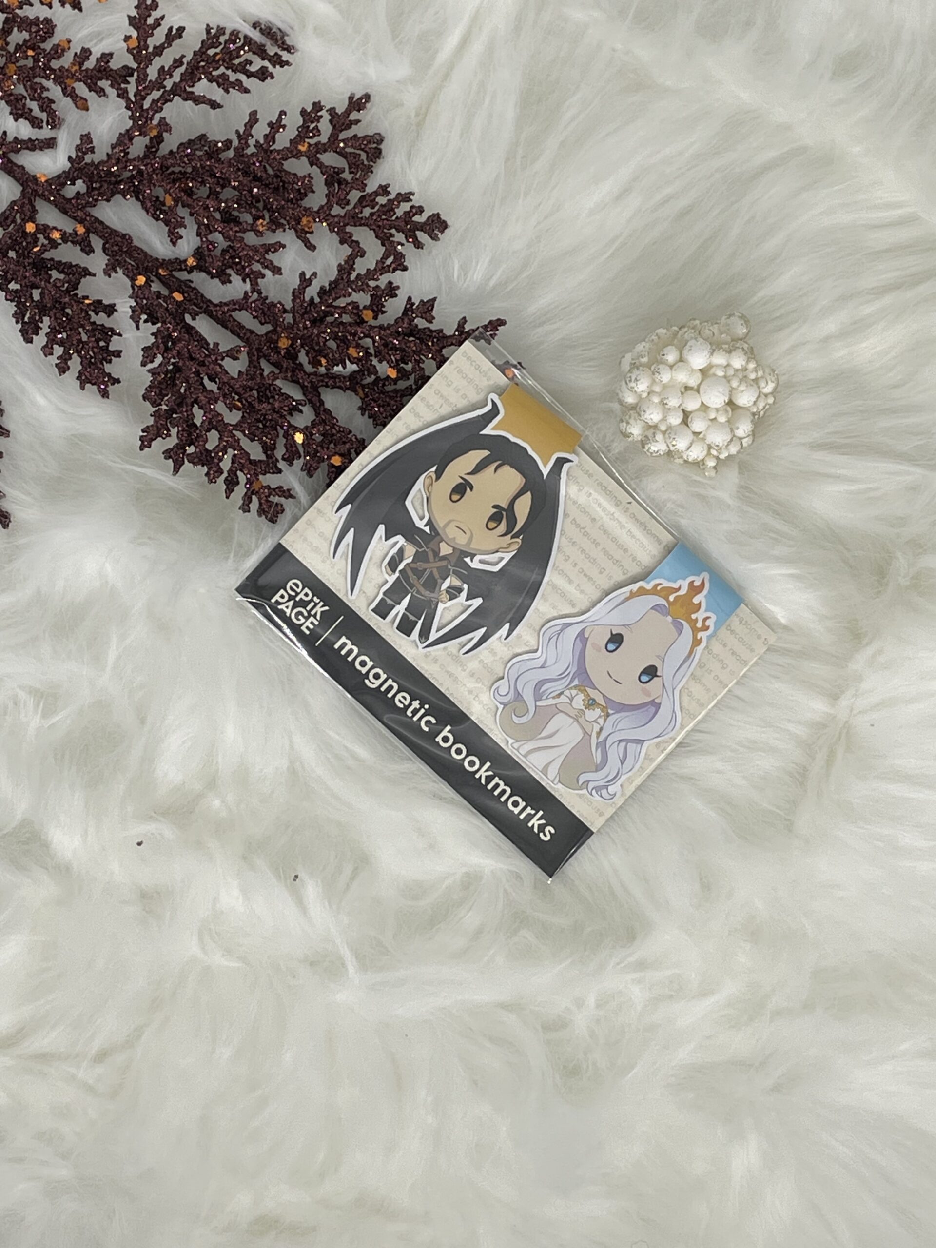 Magnetlesezeichen Winterprinzessin